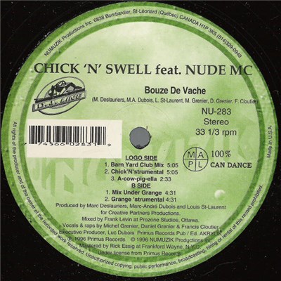 Chick 'N' Swell feat. Nude MC - Bouze De Vache download mp3 flac