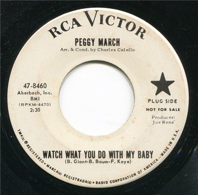 Peggy March - Watch What You Do With My Baby / Can't Stop Thinking About Him download mp3 flac