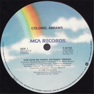 Colonel Abrams - How Soon We Forget (Extended Version) download mp3 flac