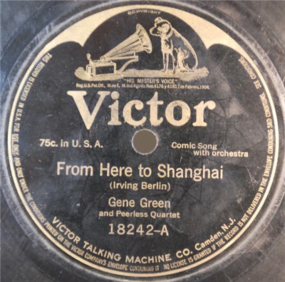 Gene Green And Peerless Quartet / Billy Murray - From Here to Shanghai / Napoleon download mp3 flac