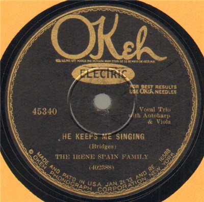The Irene Spain Family - He Keeps Me Singing / At The Cross download mp3 flac