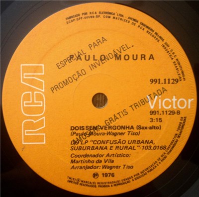 Paulo Moura - Espinha de Bacalhau / Dois Sem Vergonha download mp3 flac