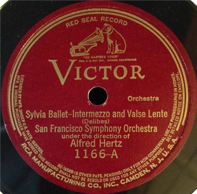 San Francisco Symphony Orchestra Under The Direction Of Alfred Hertz - Sylvia Ballet download mp3 flac