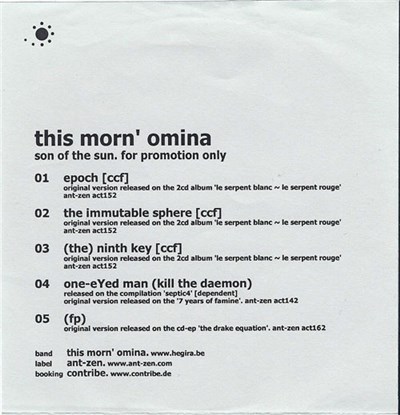 This Morn' Omina - Son Of The Sun download mp3 flac