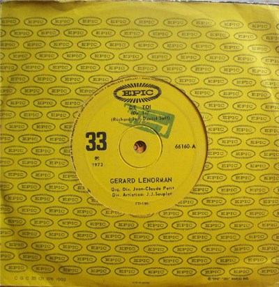 Gérard Lenorman - De Toi / Rien N'Est Plus Beau download mp3 flac