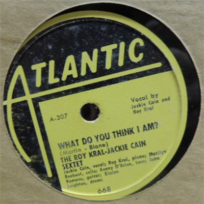 The Roy Kral - Jackie Cain Sextet - What Do You Think I Am? / Afro - Disia download mp3 flac