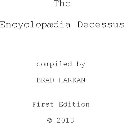 Brad Harkan - Encyclopædia Decessus download mp3 flac