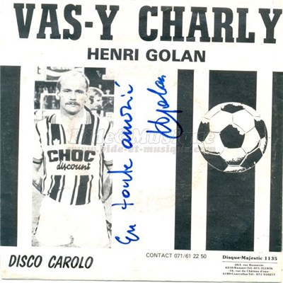 Henri Golan - Vas-Y Charly / Disco Carolo download mp3 flac