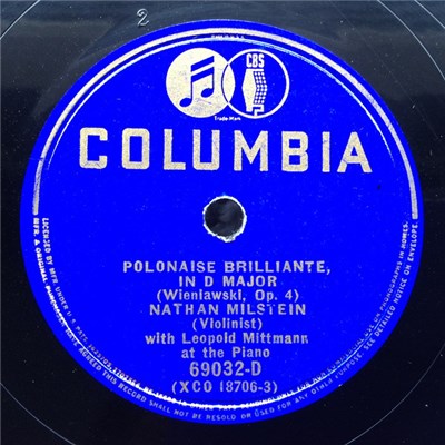 Nathan Milstein - Polonaise Brilliante In D Major / Romance download mp3 flac