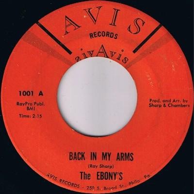 The Ebonys - Back In My Arms download mp3 flac