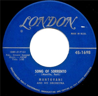 Mantovani And His Orchestra - Song Of Sorrento download mp3 flac