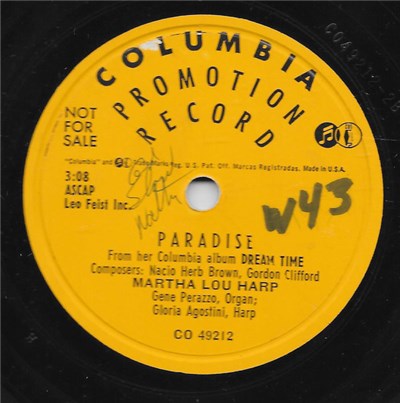 Martha Lou Harp - Paradise / If I Forget You download mp3 flac