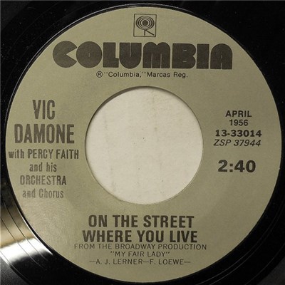 Vic Damone - On The Street Where You Live / Gigi download mp3 flac