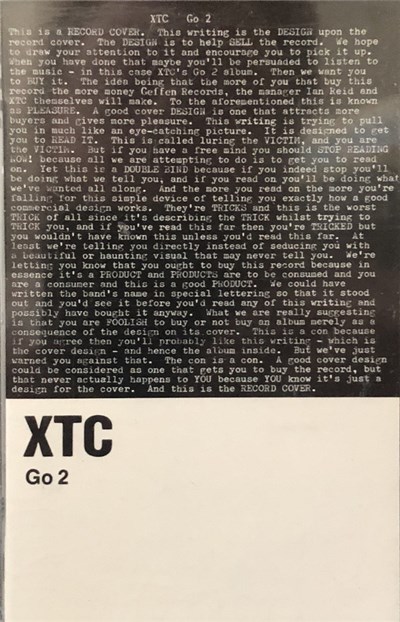 XTC - Go 2 download mp3 flac