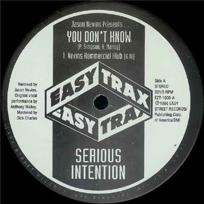 Serious Intention - You Don't Know (Remixes) download mp3 flac