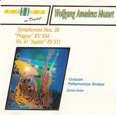Wolfgang Amadeus Mozart, Orchestre Philharmonique Slovaque, Zdeněk Košler - Symphonies Nos. 38 "Prague" KV 504, No. 41 "Jupiter" KV 551 download mp3 flac