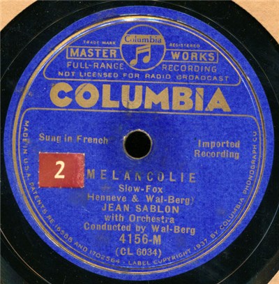 Jean Sablon - Melancolie / Un Poisson Dans L'Eau download mp3 flac