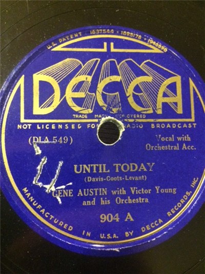 Gene Austin with Victor Young And His Orchestra - Until Today / When I'm With You download mp3 flac
