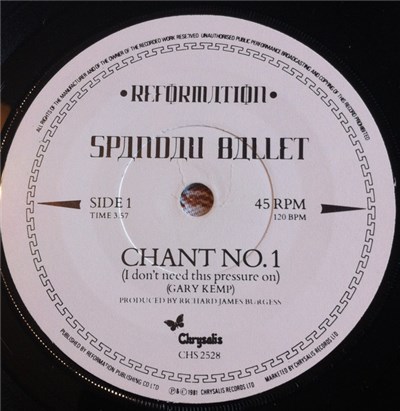 Spandau Ballet - Chant No. 1 (I Don't Need This Pressure On) download mp3 flac