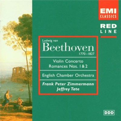 Ludwig Van Beethoven, Frank Peter Zimmermann, English Chamber Orchestra, Jeffrey Tate - Violin Concerto • Romances Nos. 1 & 2 download mp3 flac