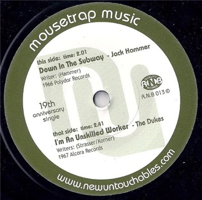 Jack Hammer / The Dukes - Down In The Subway / I'm An Unskilled Worker download mp3 flac