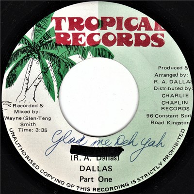 R. Dallas - Glad Mi Deh Yah download mp3 flac