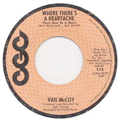 Van McCoy - Where There's A Heartache (There Must Be A Heart) download mp3 flac