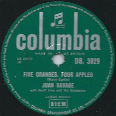 Joan Savage - Five Oranges, Four Apples / Bamboozled download mp3 flac