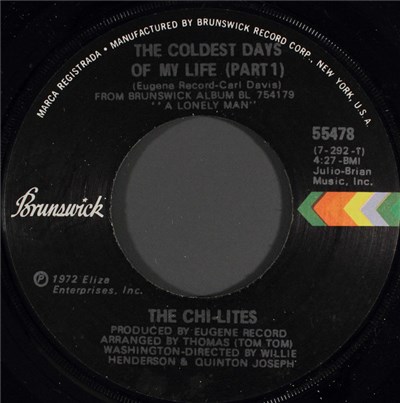 The Chi-Lites - The Coldest Days Of My Life download mp3 flac