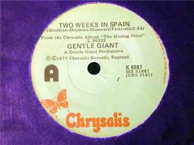 Gentle Giant - Two Weeks In Spain / Free Hand download mp3 flac