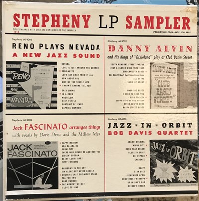 Bob Davis Quartet, Danny Alvin's Kings Of Dixieland, Jack Fascinato, Reno Tondelli - Stephens Records Sampler download mp3 flac
