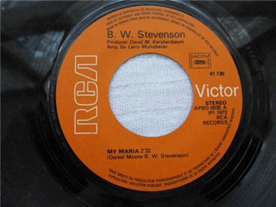 B.W. Stevenson - My Maria / August Evening Lady download mp3 flac