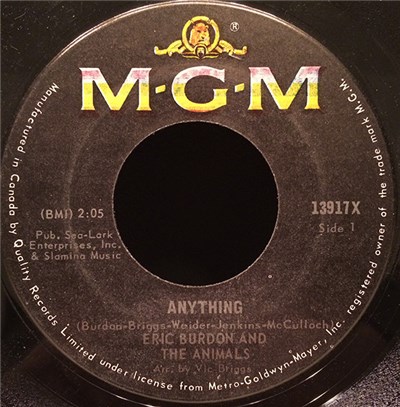 Eric Burdon & The Animals - Anything / It's All Meat download mp3 flac