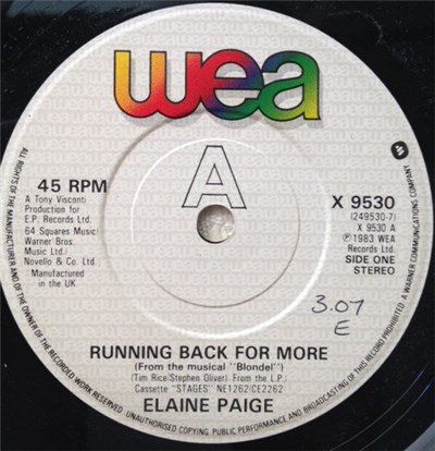 Elaine Paige - Running Back For More download mp3 flac