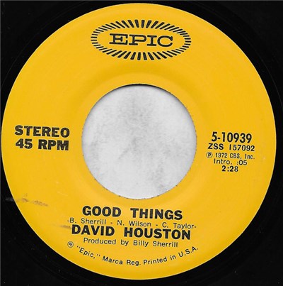 David Houston - Good Things / The Love She Gives download mp3 flac