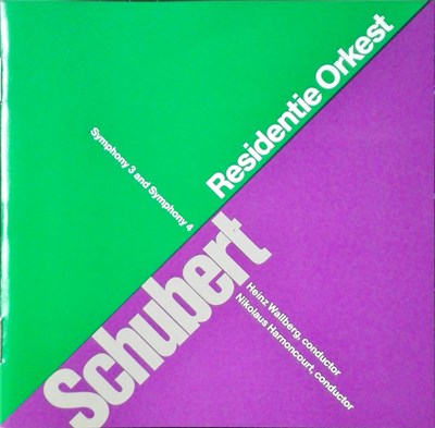 Residentie Orkest, Heinz Wallberg, Nikolaus Harnoncourt, Schubert - Symphony 3 And Symphony 4 download mp3 flac
