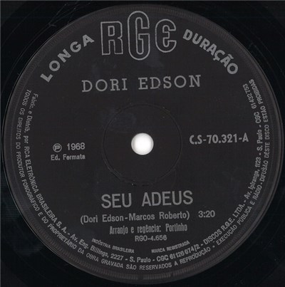 Dori Edson - Seu Adeus download mp3 flac