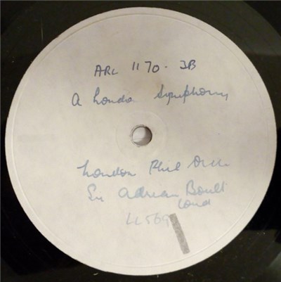 London Phil Orch, Sir Adrian Boult - A London Symphony download mp3 flac