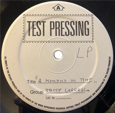 Tony Carrasco - A Moment In Time download mp3 flac