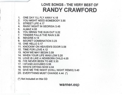 Randy Crawford - Love Songs - The Very Best Of download mp3 flac
