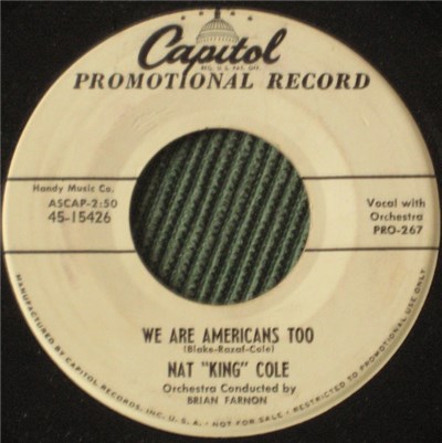 Nat "King" Cole - We Are Americans Too download mp3 flac