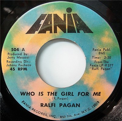 Ralfi Pagan - Who Is The Girl For Me / Pelao download mp3 flac
