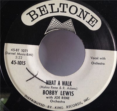 Bobby Lewis With Joe Rene Orchestra - What A Walk download mp3 flac