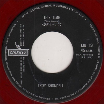 Troy Shondell - This Time / Girl After Girl download mp3 flac