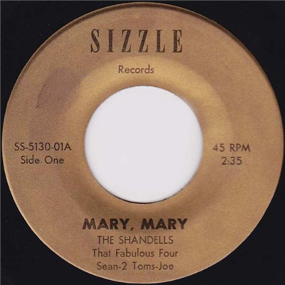 The Shandells - Mary, Mary / Caroline download mp3 flac