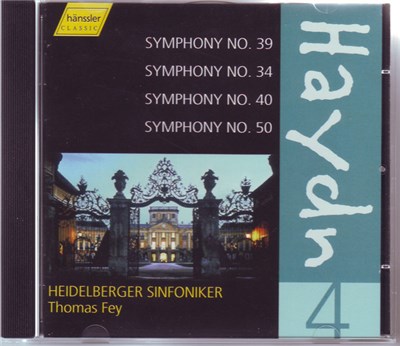 Haydn, Heidelberger Sinfoniker, Thomas Fey - Symphonies 39, 34, 40, 50 download mp3 flac