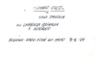 Titina Spaventa - Umano Ovest download mp3 flac