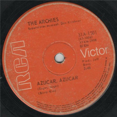 The Archies - Azucar, Azucar / Colina Melodiosa download mp3 flac