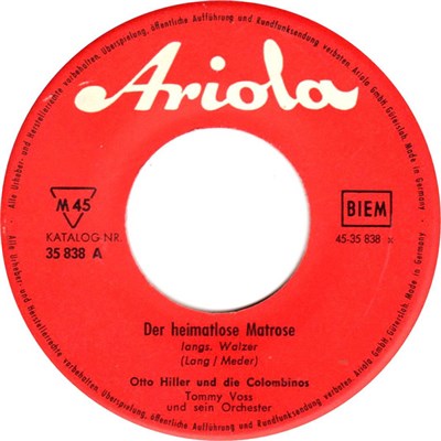 Otto Hiller Und Die Colombinos - Der Heimatlose Matrose download mp3 flac