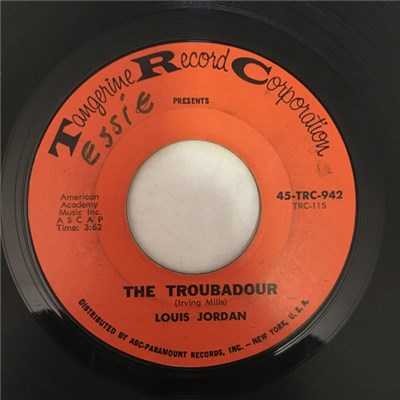 Louis Jordan - The Troubadour / Time Is Running Out download mp3 flac